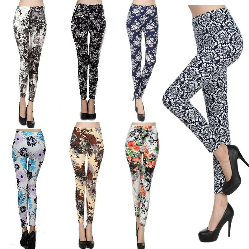 Lady Sexy Stretch Leggings Skinny Pencil Leggings In Stock