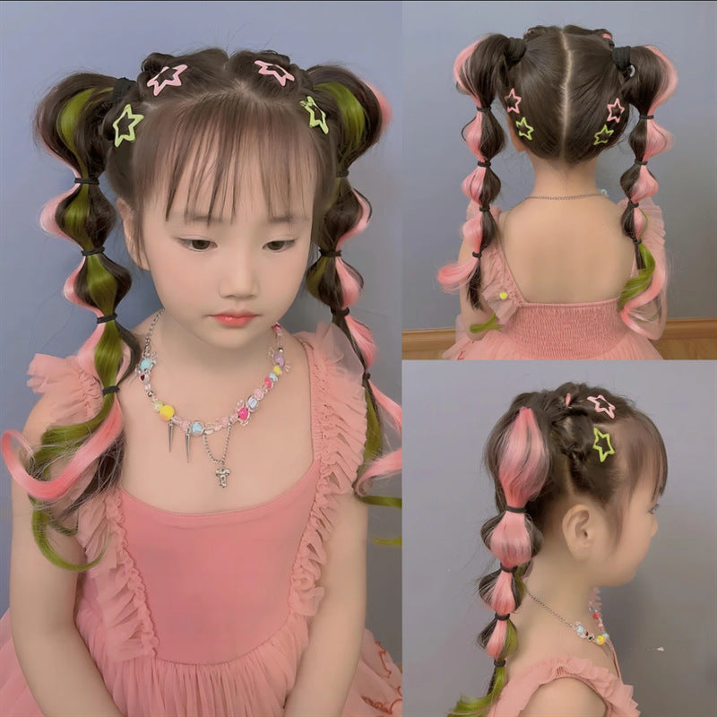 Color Wig Set One-piece Simulation Seamless Invisible