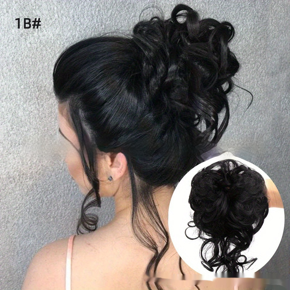 Ponytail Wig Female Short Hair Grip High Ponytail Natural & Fluffy Simulation