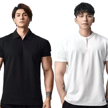 Retro Fashion Brand All-match Casual T-shirt Men's Clothing