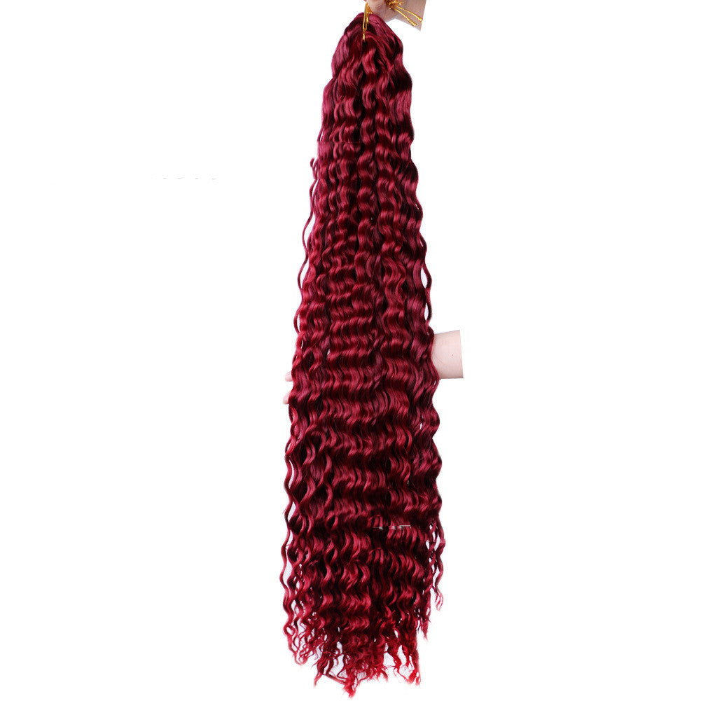 Chemical Fiber Wig Crochet Deep Curve 32inch