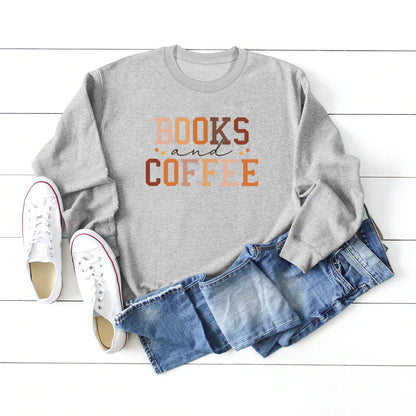 European And American Round Neck Sweater Women's Printing Stylish All-matching