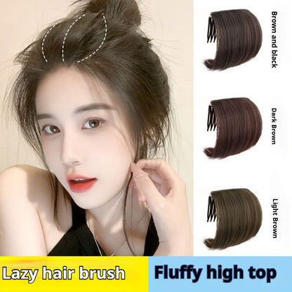 High Skull Fluffy Head Wig Set