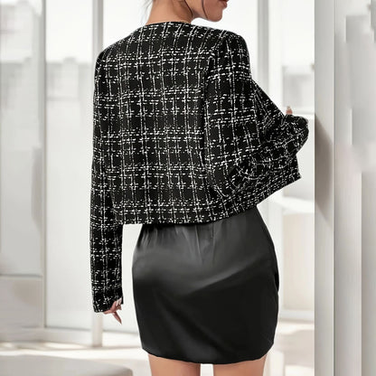 Slim Fit Elegant Button Long Sleeve Commuter Small Suit