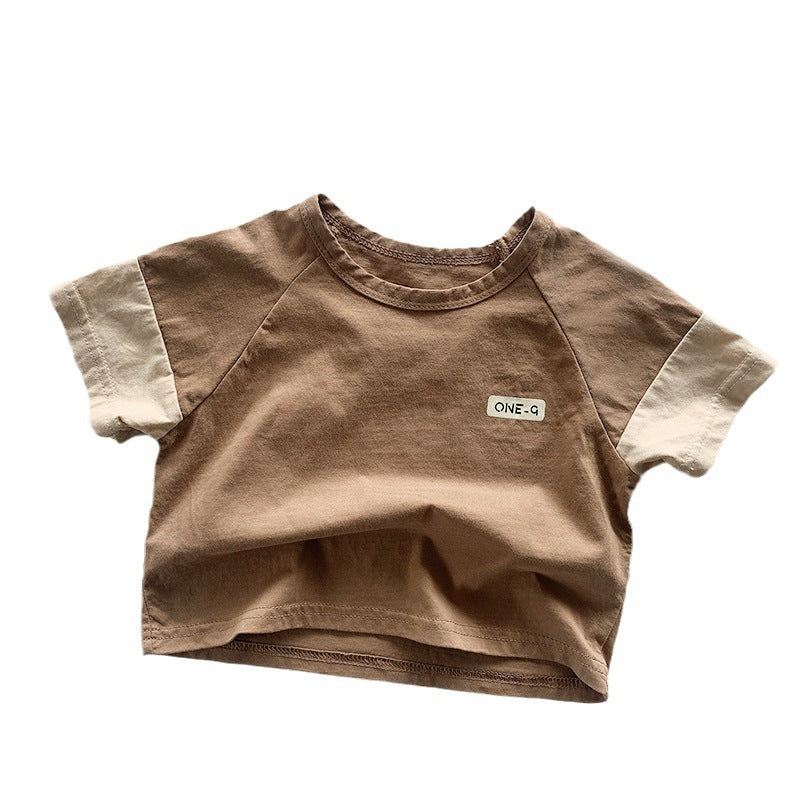 Retro Mori Style 100 Cotton Coat Female Little Kids' T-shirt