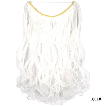 Women's One-piece Seamless Hair Extension Wig Set