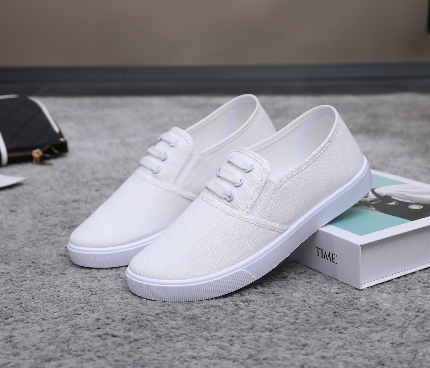 Slip-on Canvas Shoes Flat Women