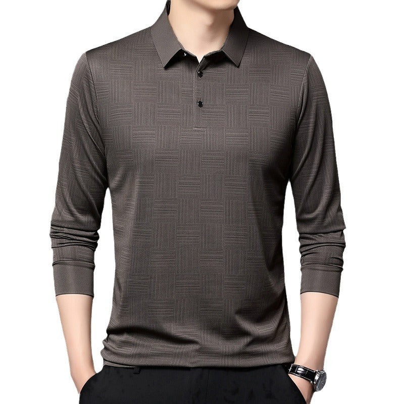 Fashion Men's Clothing Long Sleeve Casual Top Stripes