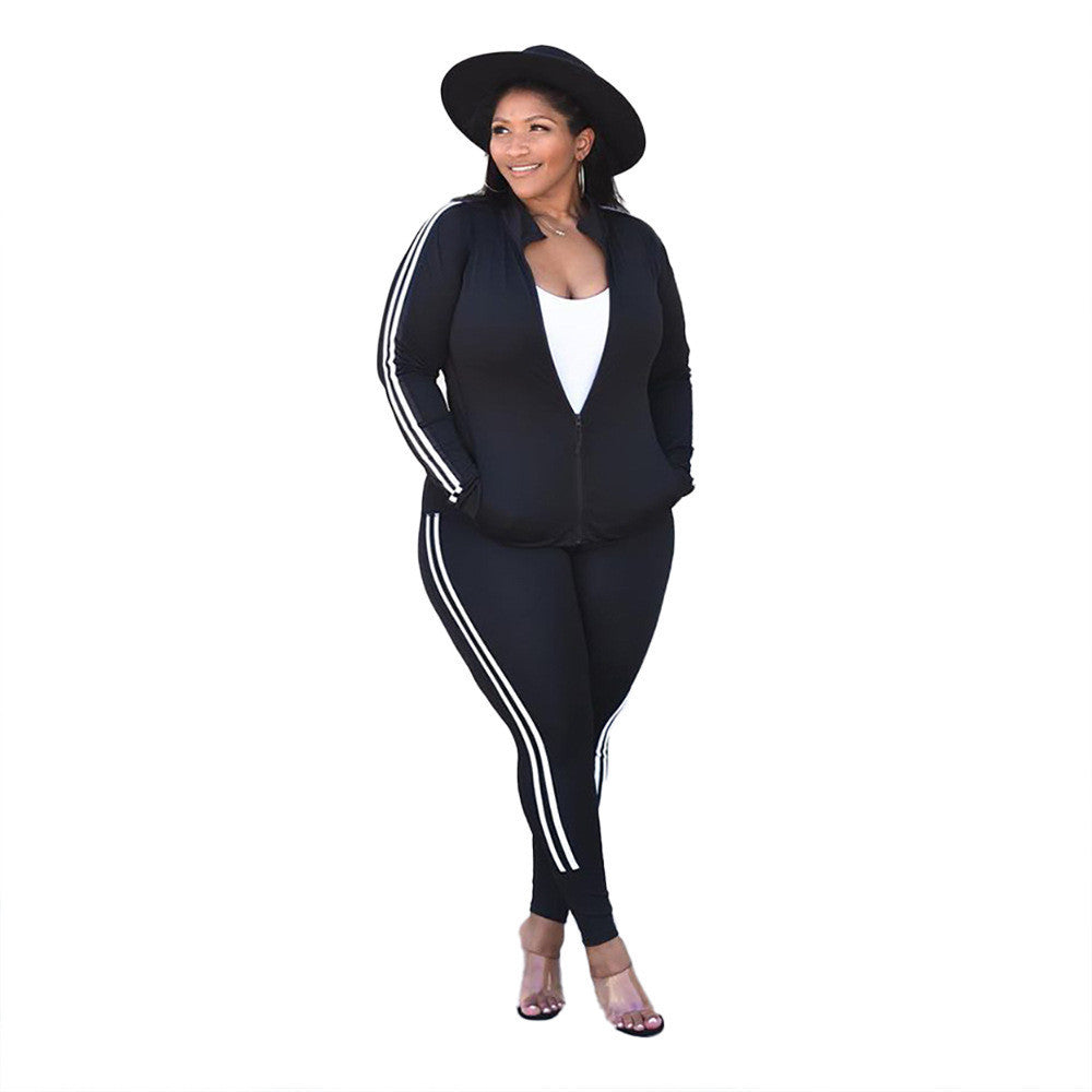Women's Sportswear Slim Fit Fashion Casual Two Piece Set
