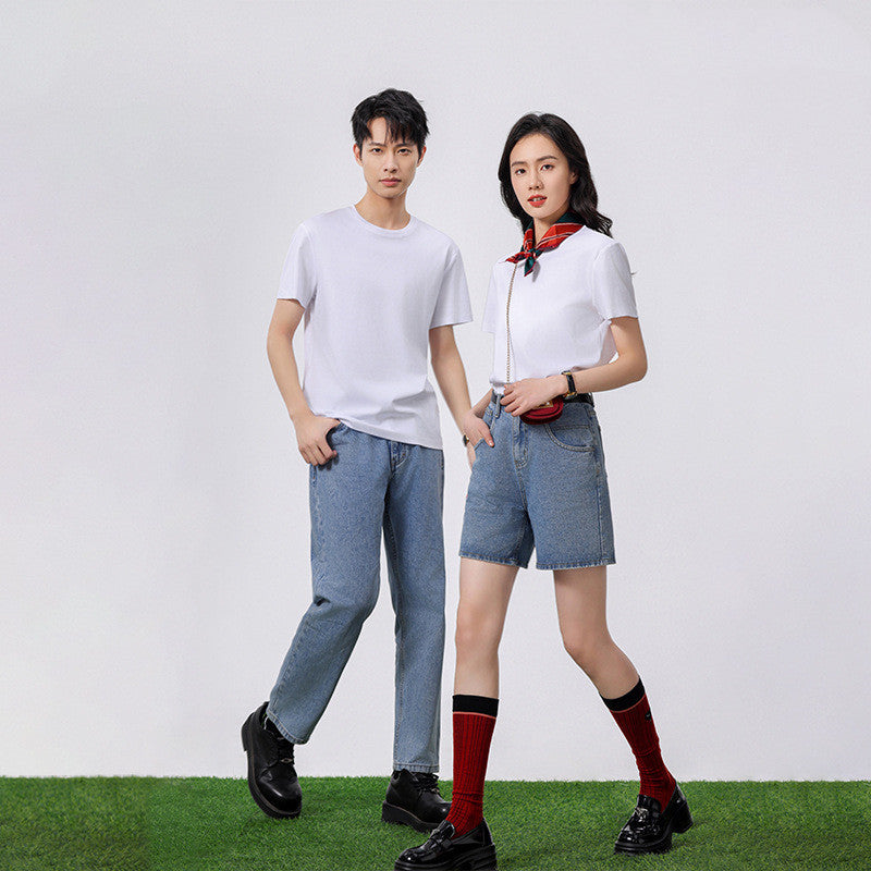 Short-sleeved T-shirt Customized High-end Company Team Work Clothing