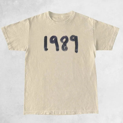 Summer Women Letter Print Vintage T-Shirt