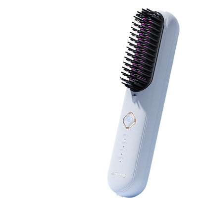 Negative Ion Does Not Hurt Hair Straight Plywood Dual-use Electric Wireless Straight Comb
