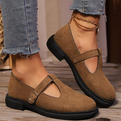 Word Buckle Stylish Casual Shoes Women
