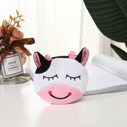 Plush Cute Coin Purse Cartoon Cloth Women's Key Case
