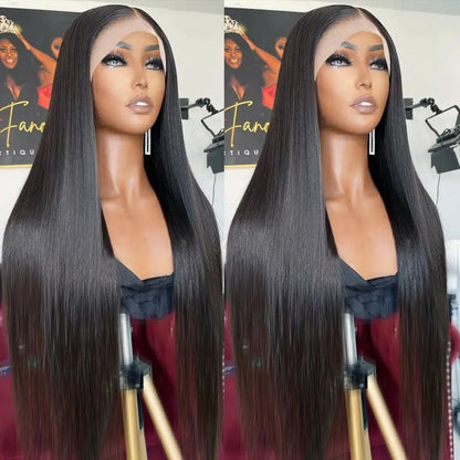 European And American Ladies Fashion Wig Front Lace Mid-length Straight Head Cover