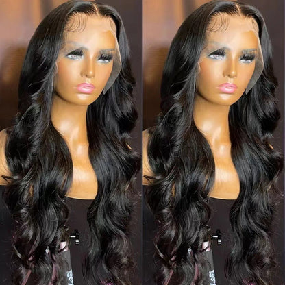 Front Lace Wig Long Curly Hair Big Wave Any Face Wig Women's Full-head Wig Style