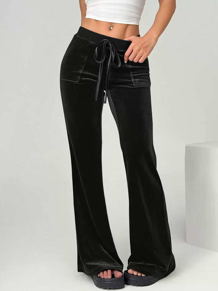 Women's Clothing Flared Trousers Commuting Figure Flattering Casual