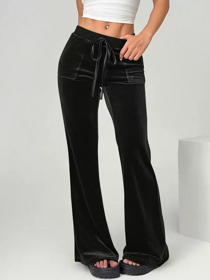 Women's Clothing Flared Trousers Commuting Figure Flattering Casual