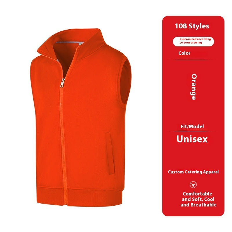 Vest Overalls Printing Net Coffee Catering Supermarket Volunteers