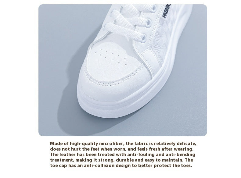 White Shoes For Women Spring And Summer Women's Breathable Versatile Casual Platform Sports